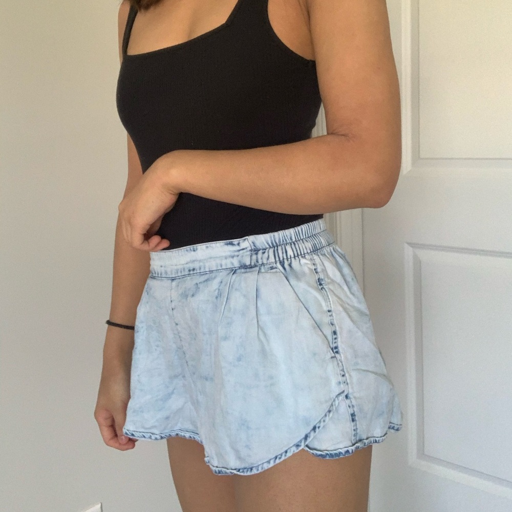 American Eagle Chambray Shorts